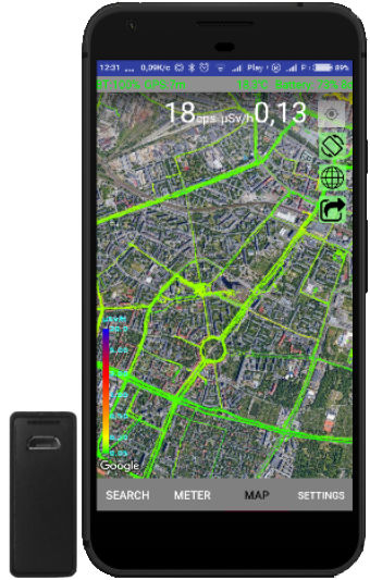 Raysid Gamma Radiation Mapping